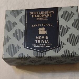 Movie Trivia Card Game - Blue Gray